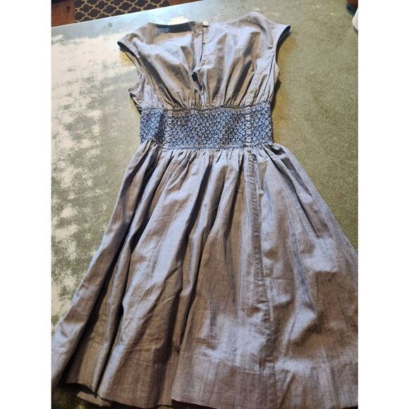 Kate Spade Chambray Blaire Dress Pockets sz 4 - Picture 4 of 4